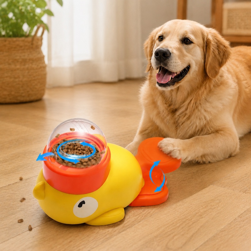 Dog Puzzle Feeder Toy - Интерактивная игрушка-тренер для питомцев в форме