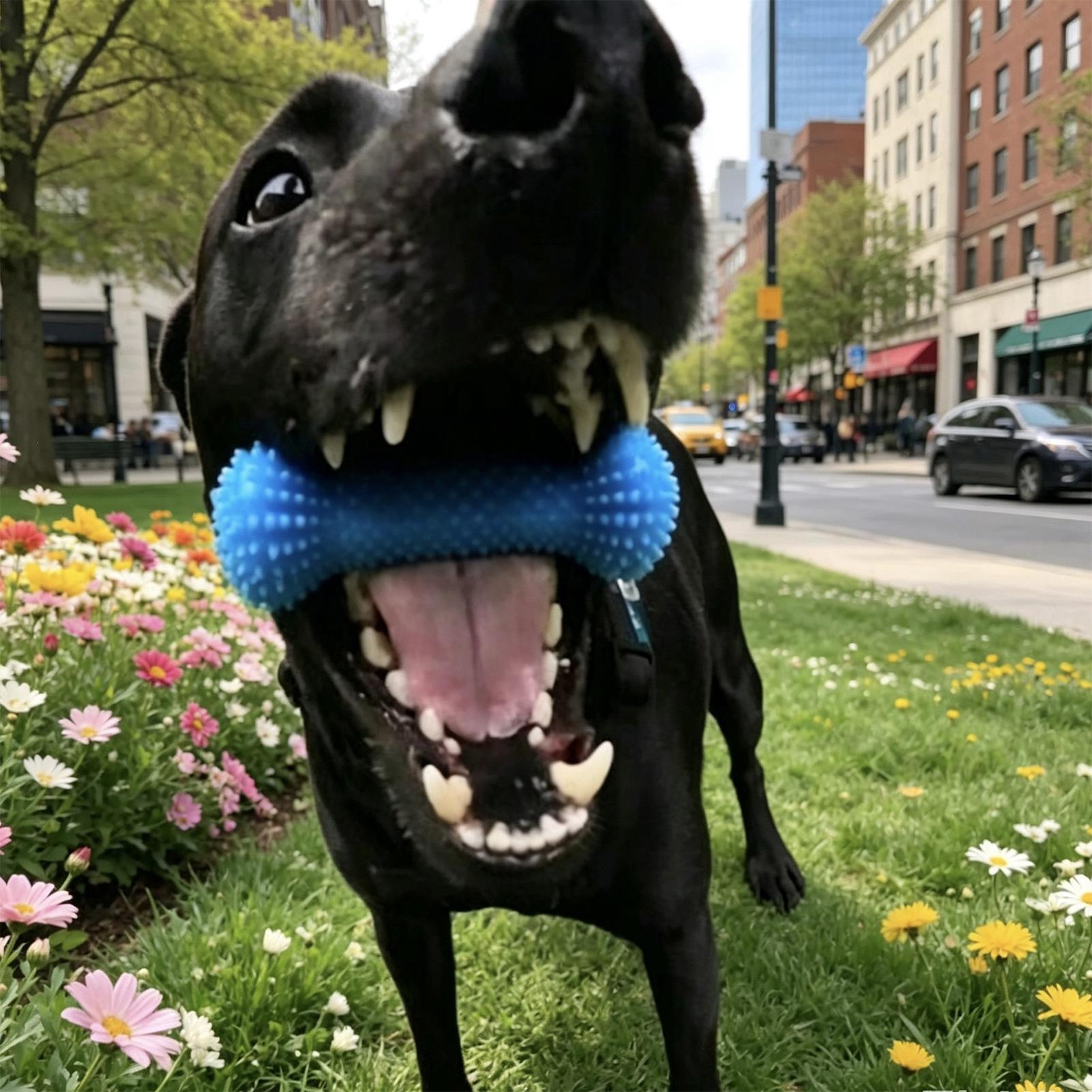 Rubber Treat Dispensing Dog Toy - Игрушки для чистки зубов собак, жевательные