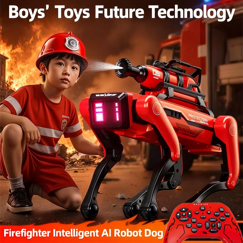 Dog Toys - Робот с искусственным интеллектом, умный пожарный