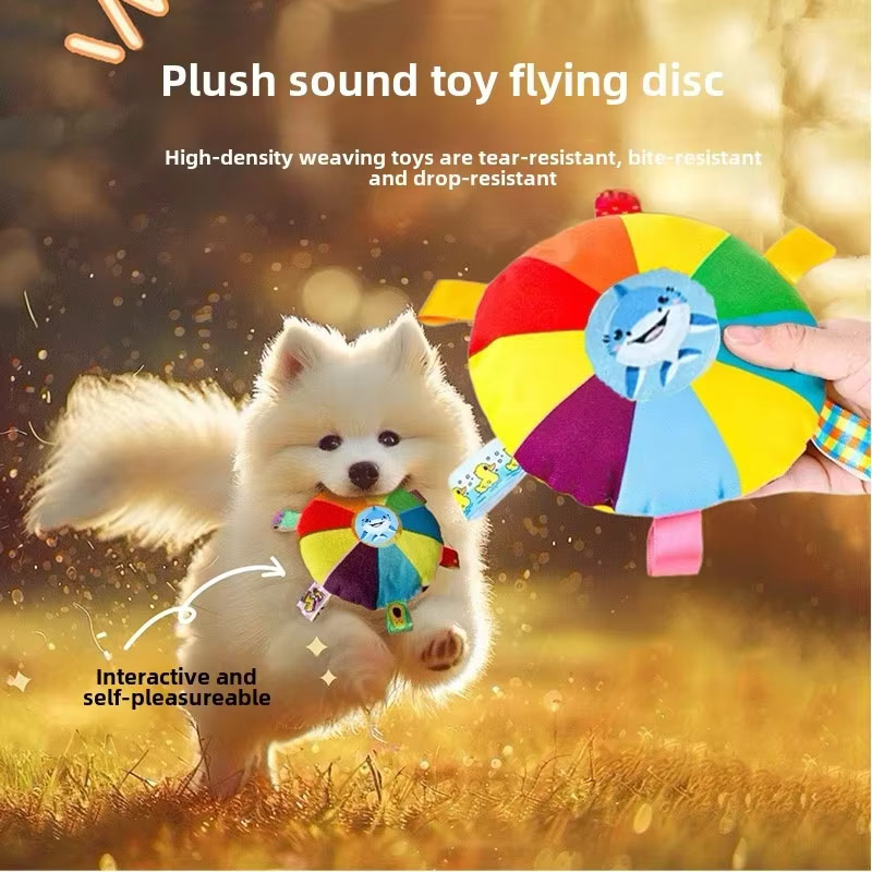 Плюшевая игрушка для собак. Ин – обзор и цена Flying Disc Dog Training Toy