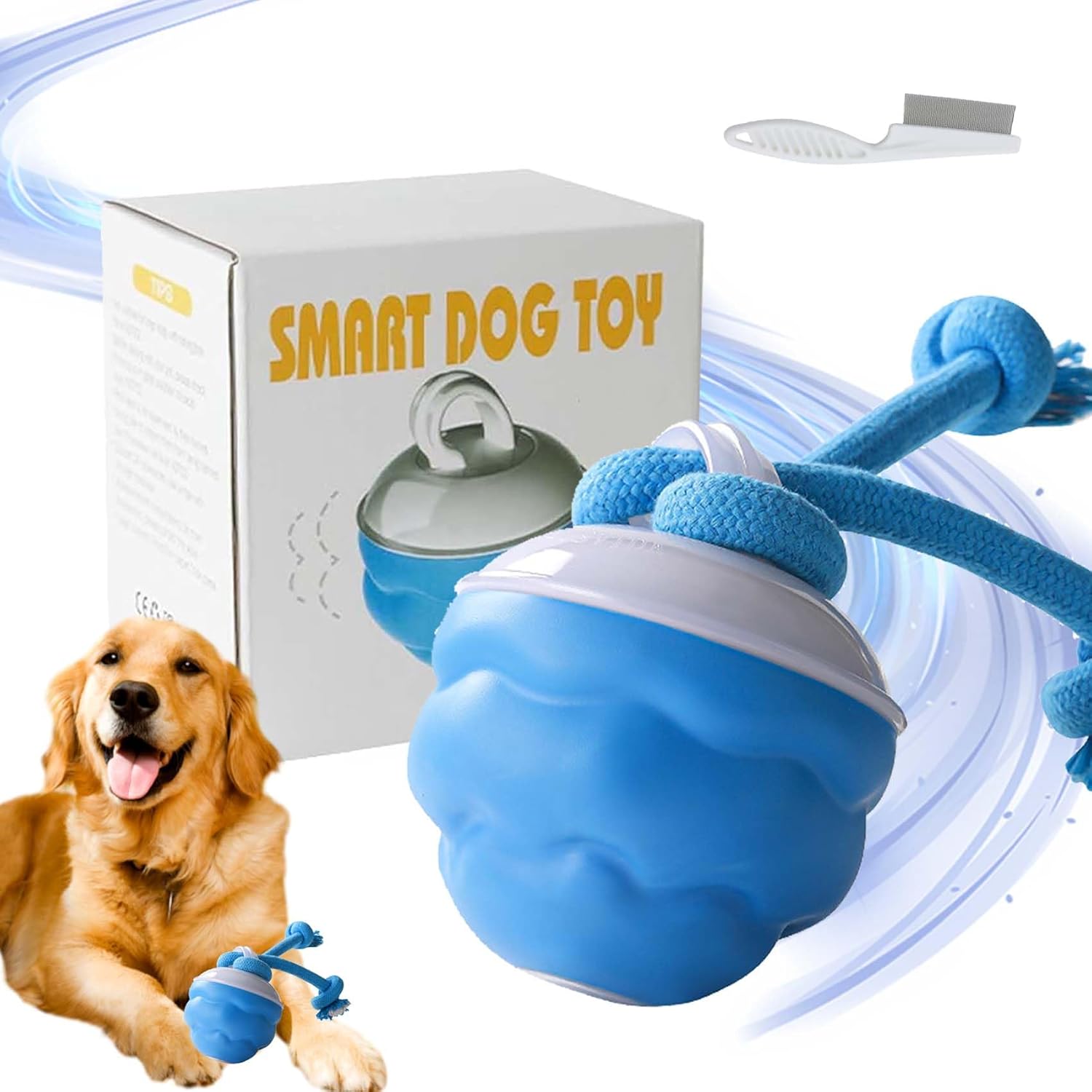 Умная игрушка для собак, автом – обзор и цена Automatic Moving Dog Ball