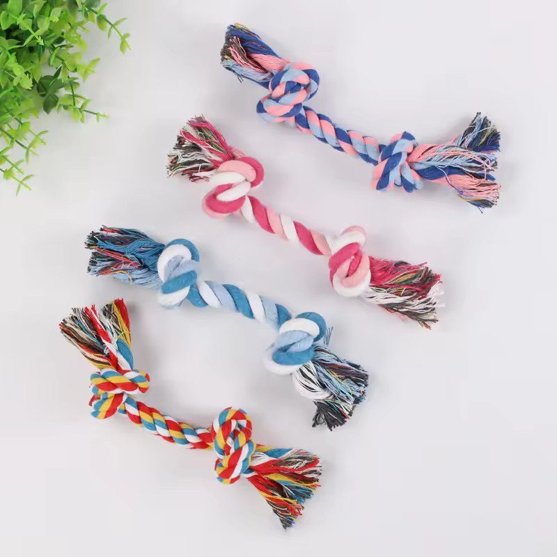 Красочная хлопковая веревочная – обзор и цена Indestructible Dog Chew Toy